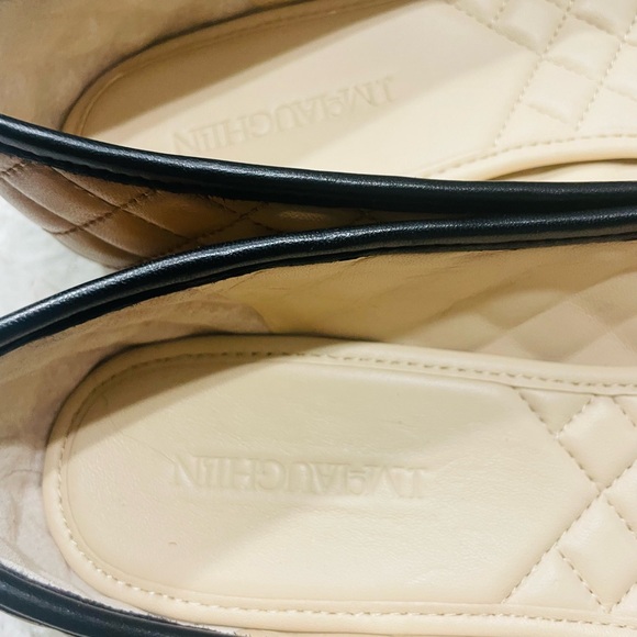 J. McLaughlin QUILTED LEATHER FLATS - Picture 8 of 14